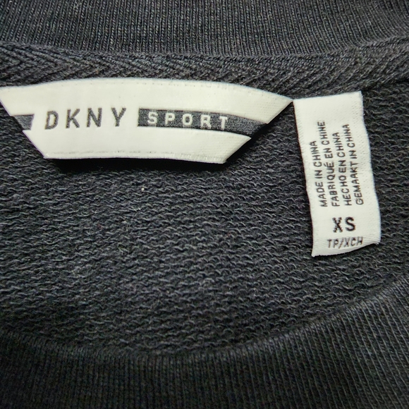 Women's DKNY Sport Logo Crew Neck Sweatshirt Sz XS - Picture 3 of 4